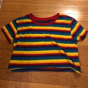 Rainbow Crop Top 🌈